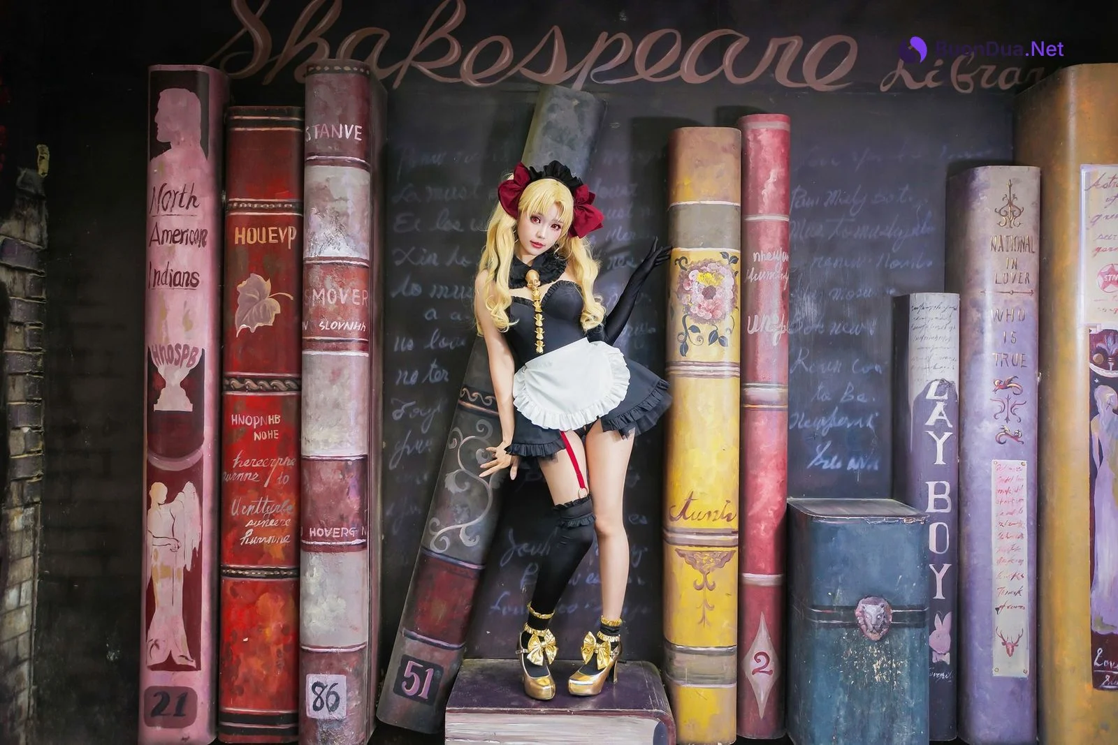 Cosplay ElyEE子 远坂凛 女仆 - 写真 20