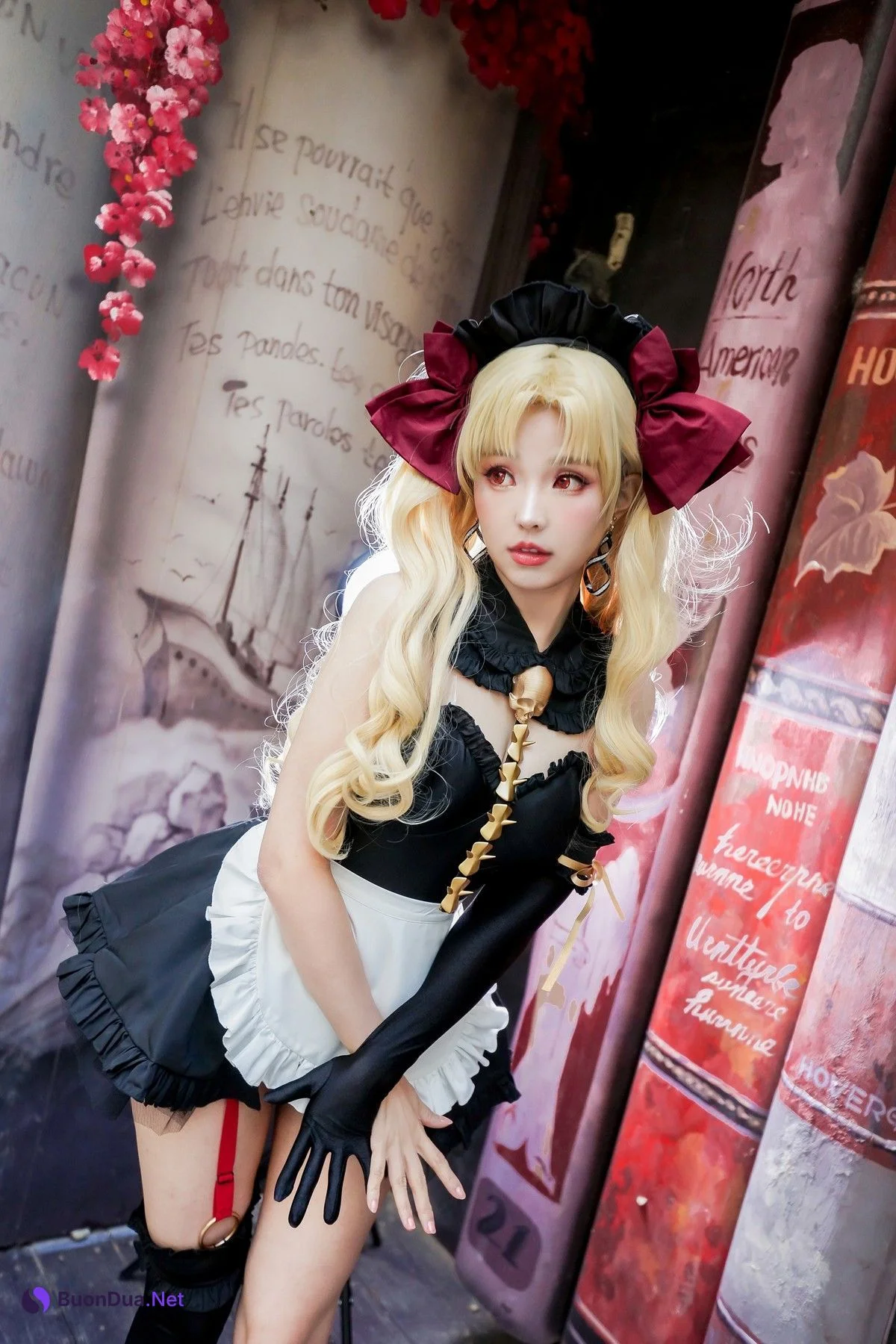 Cosplay ElyEE子 远坂凛 女仆 - 写真 5