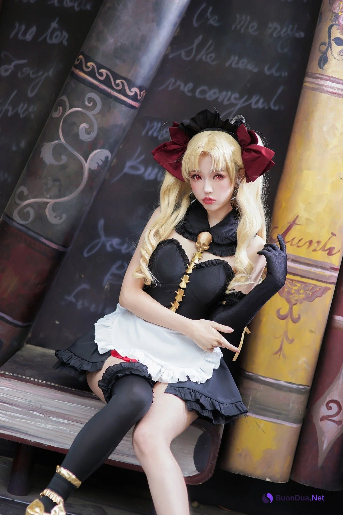 Cosplay ElyEE子 远坂凛 女仆 - 写真 6