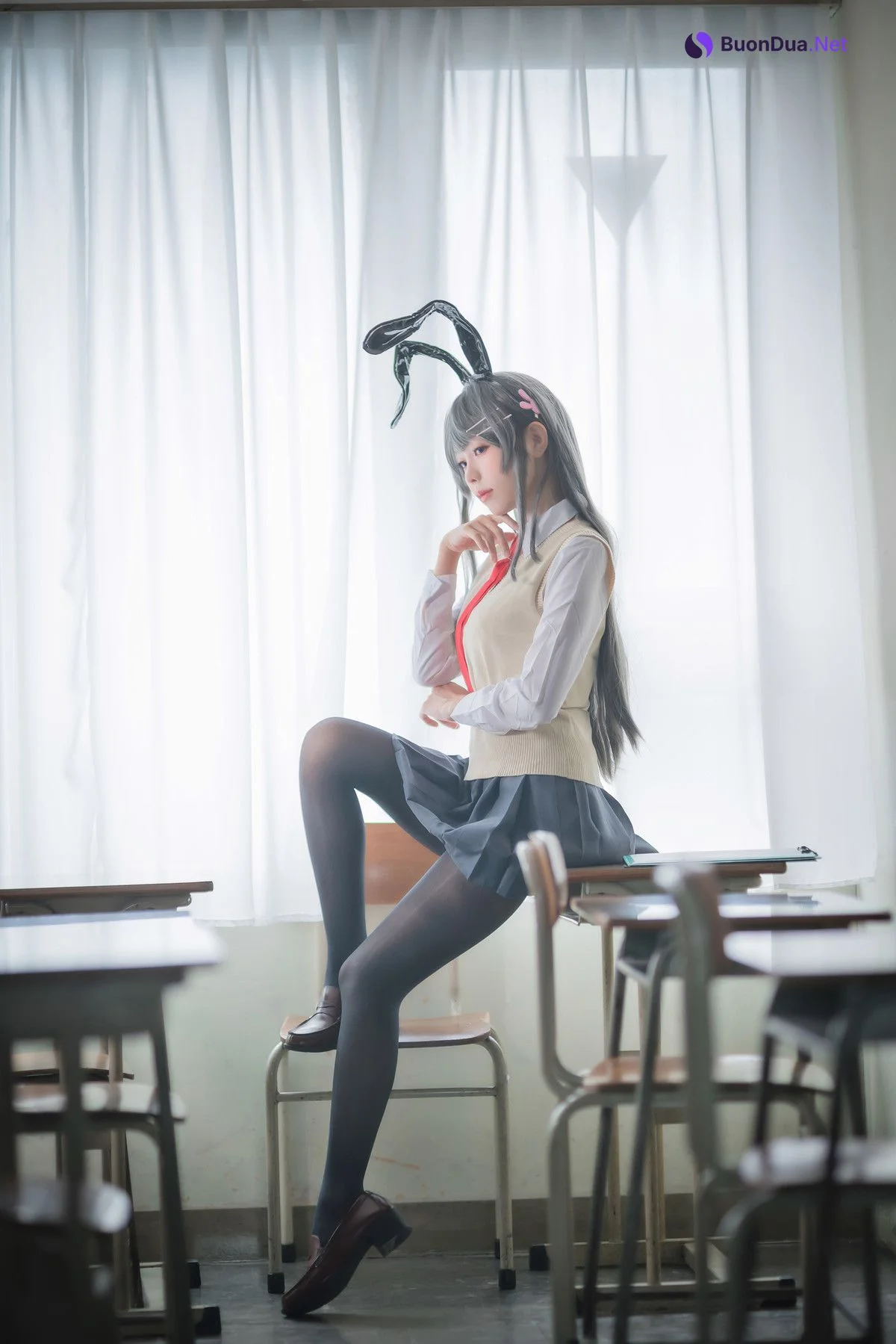 Cosplay ElyEE子 麻衣学姊 - Photo 4