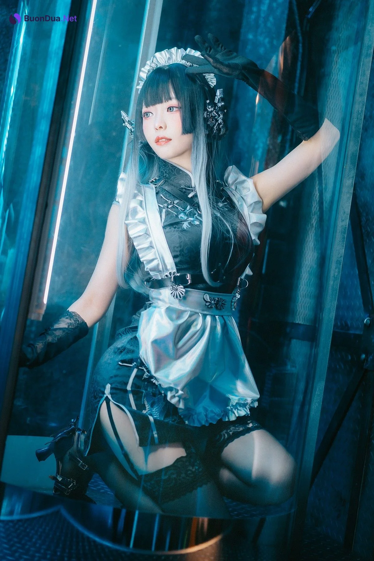 Cosplay ElyEE子 賽博女僕 Melanite黑榴石 - รูปภาพ 11