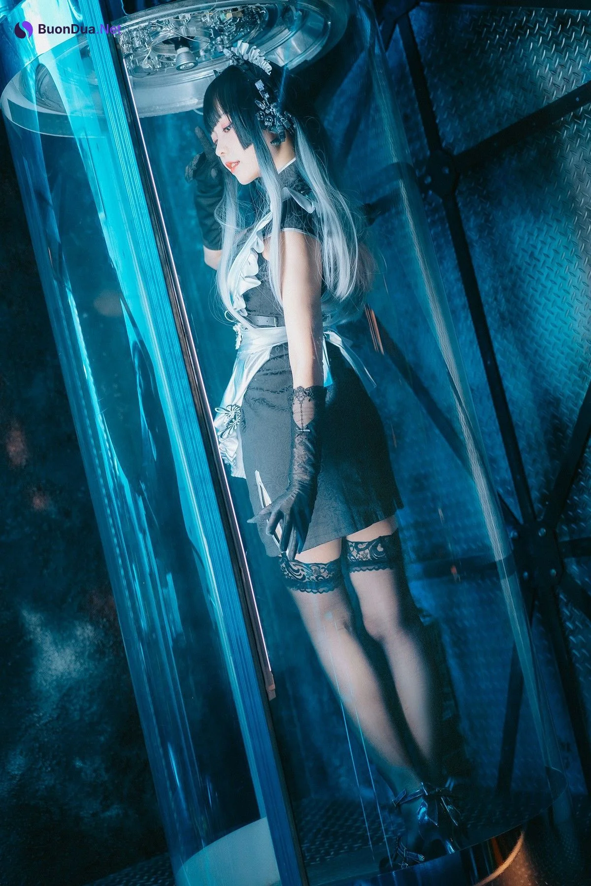 Cosplay ElyEE子 賽博女僕 Melanite黑榴石 - รูปภาพ 12