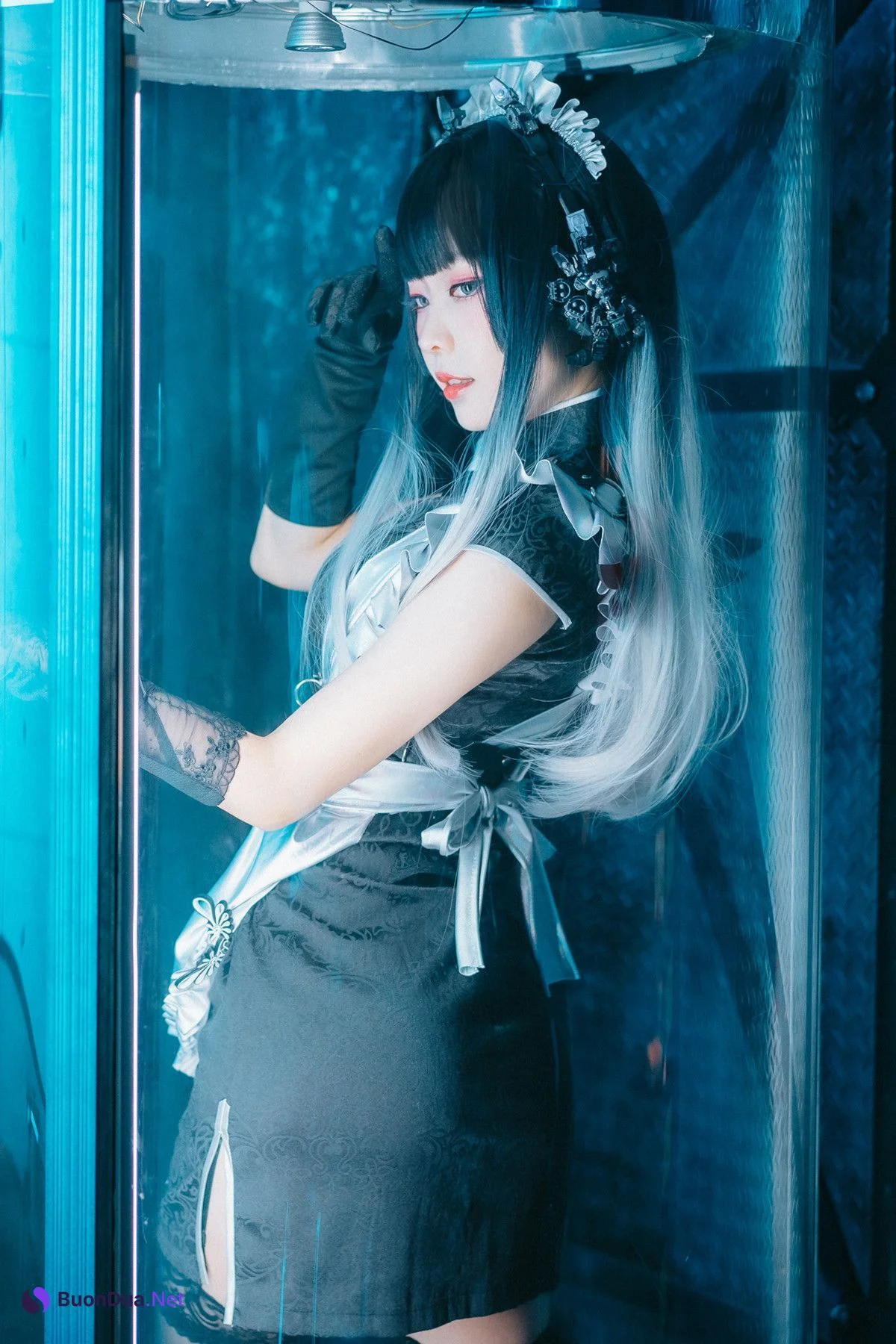 Cosplay ElyEE子 賽博女僕 Melanite黑榴石 - รูปภาพ 14