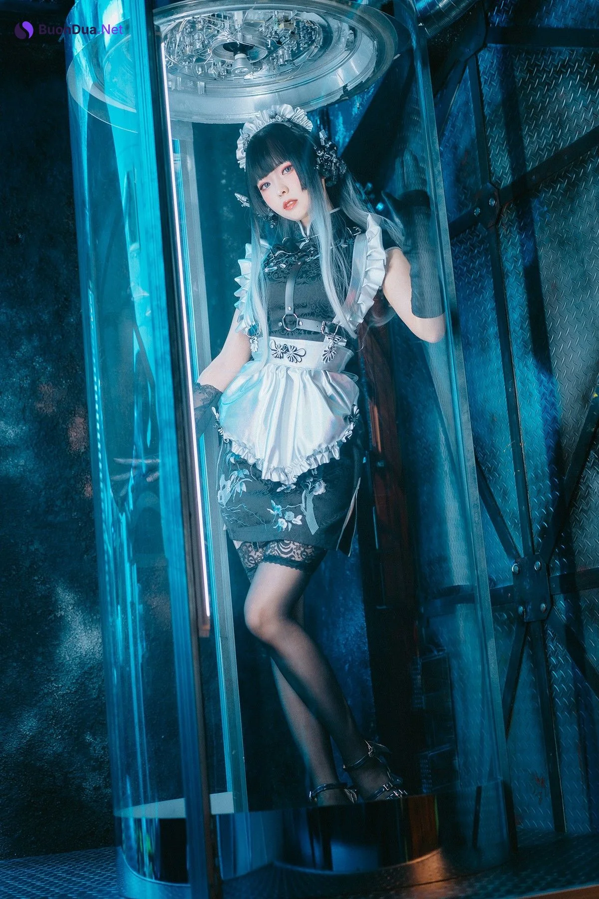 Cosplay ElyEE子 賽博女僕 Melanite黑榴石 - รูปภาพ 16