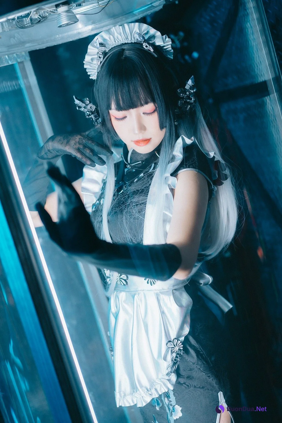 Cosplay ElyEE子 賽博女僕 Melanite黑榴石 - รูปภาพ 18
