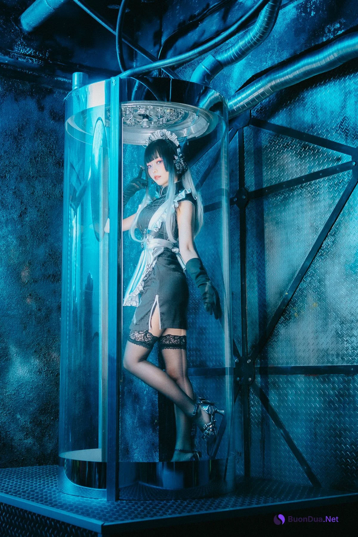 Cosplay ElyEE子 賽博女僕 Melanite黑榴石 - รูปภาพ 3