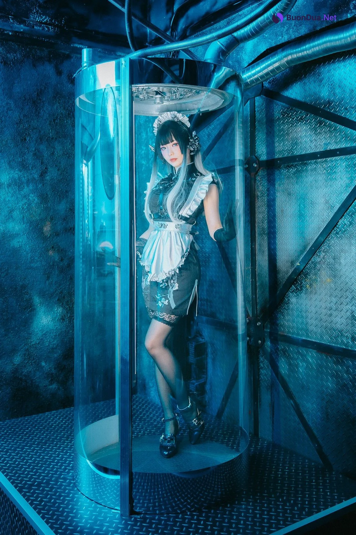 Cosplay ElyEE子 賽博女僕 Melanite黑榴石 - รูปภาพ 4