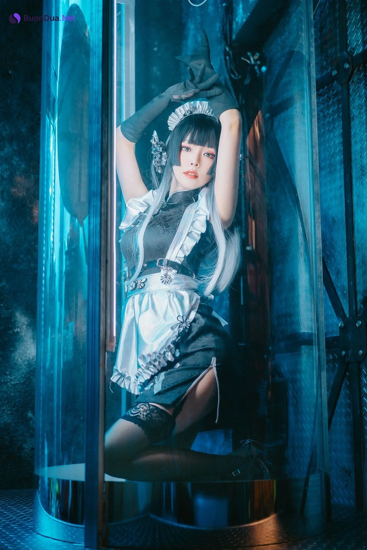 Cosplay ElyEE子 賽博女僕 Melanite黑榴石 - รูปภาพ 7