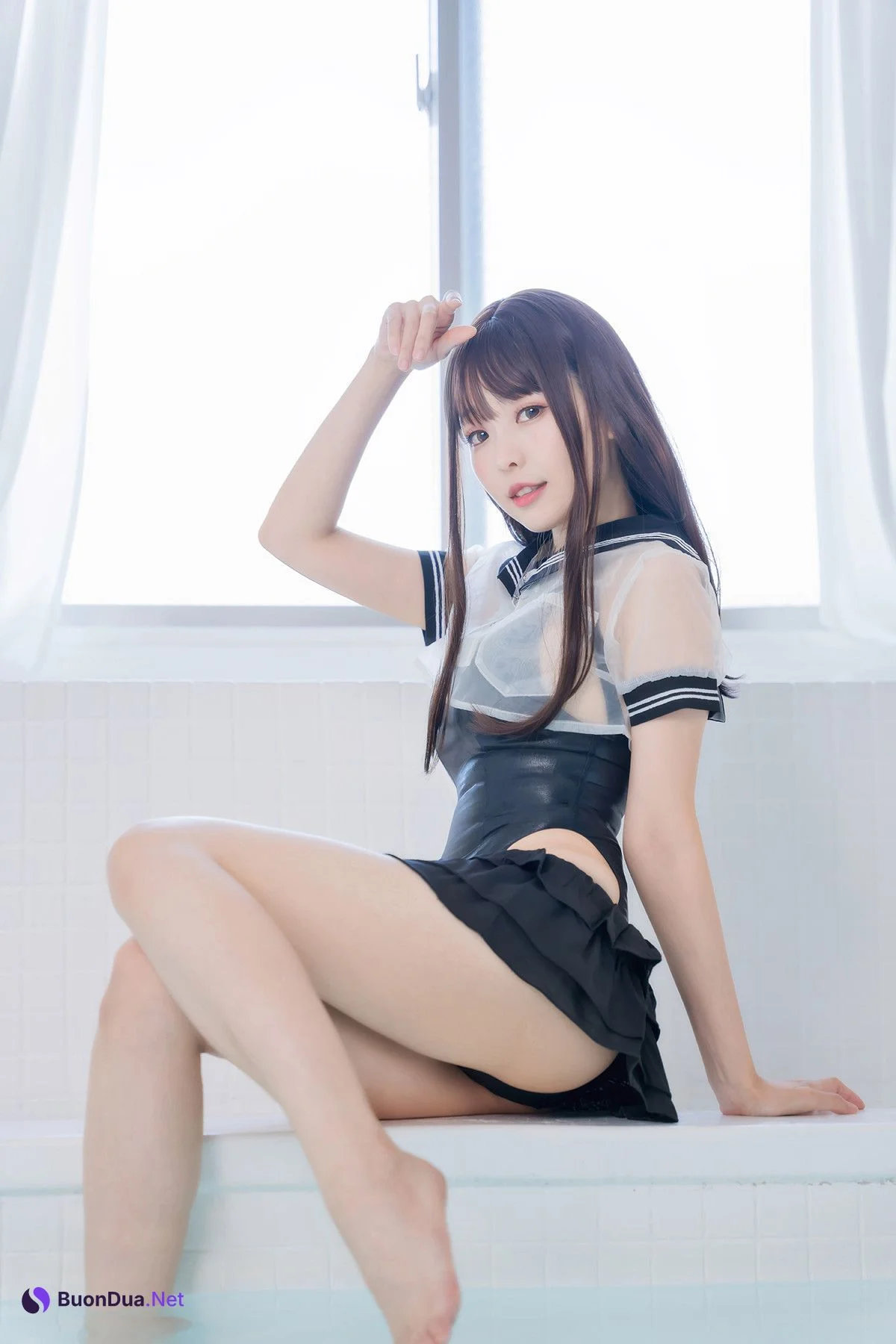 Cosplay ElyEE子 Racing Swimsuit 競泳水手服 Set.01 - รูปภาพ 15