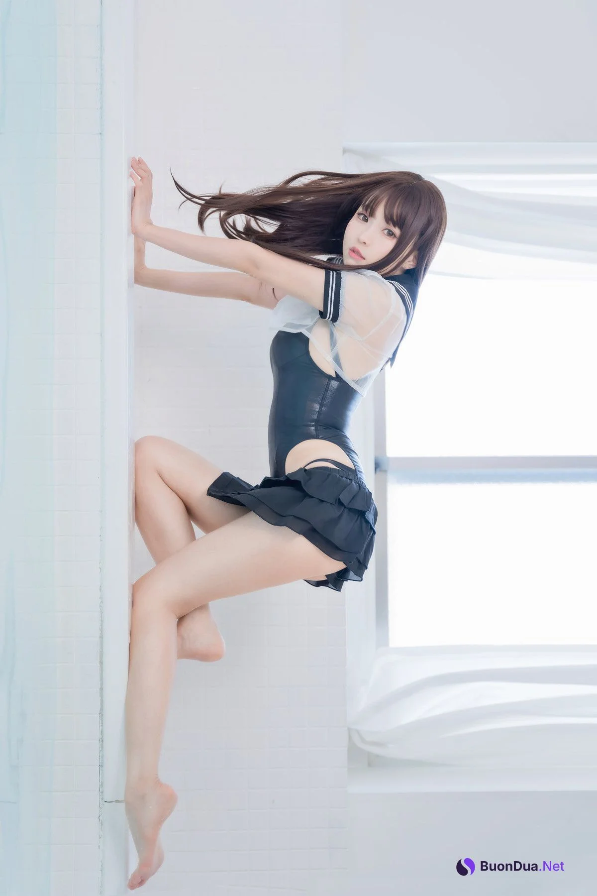 Cosplay ElyEE子 Racing Swimsuit 競泳水手服 Set.01 - รูปภาพ 17