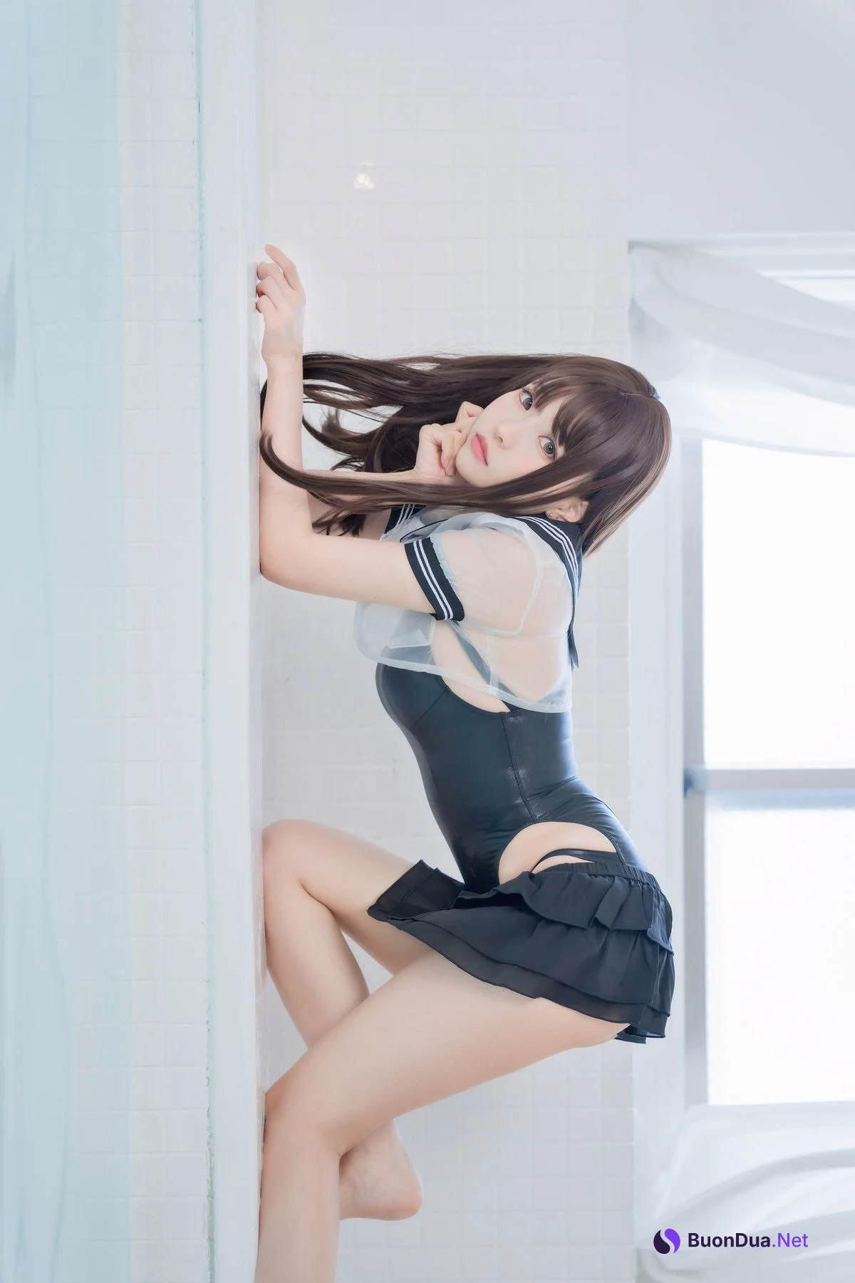Cosplay ElyEE子 Racing Swimsuit 競泳水手服 Set.01 - รูปภาพ 18