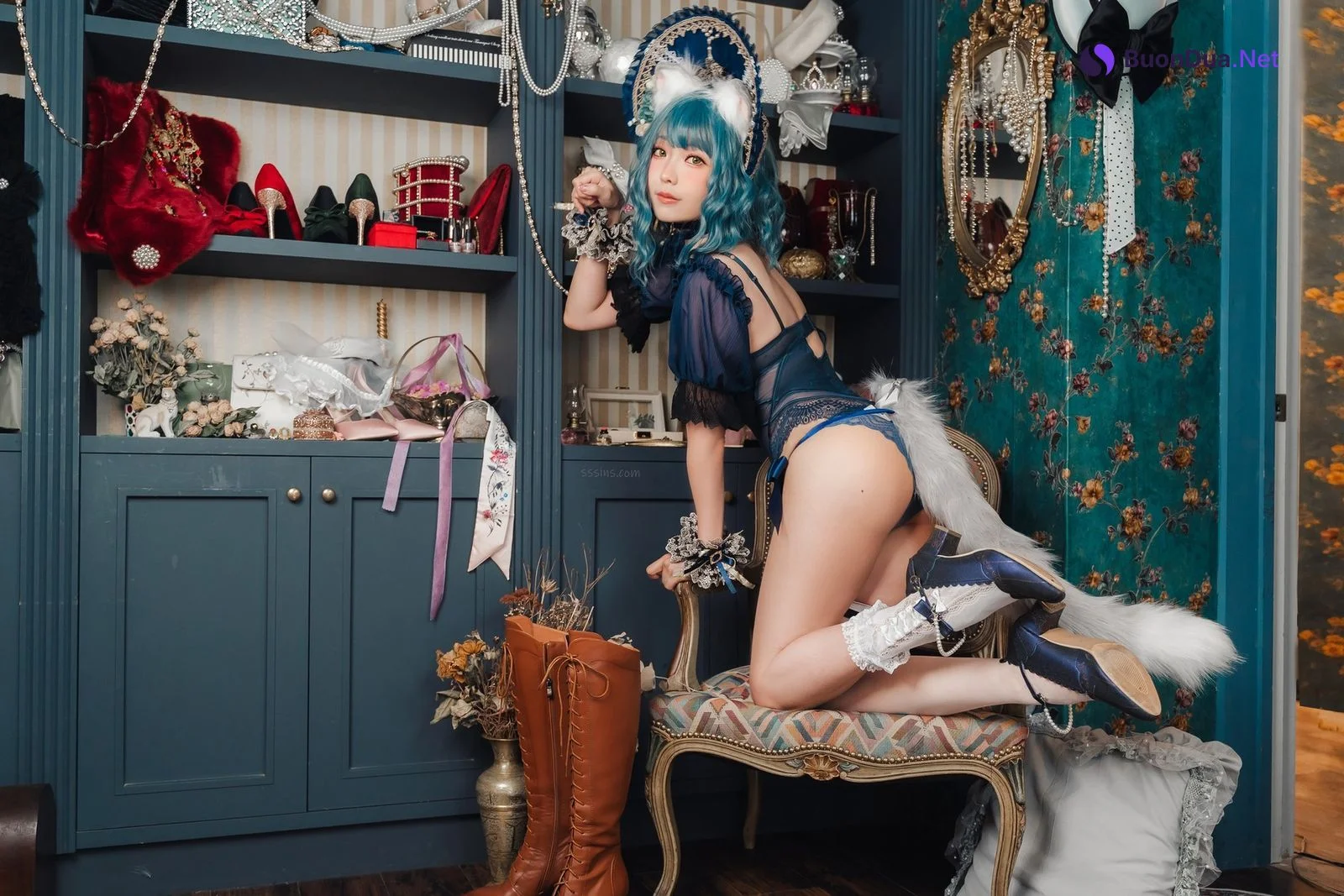 Cosplay ElyEE子 Scottish Fold Cat Doll 摺耳貓少女人形 - Photo 10