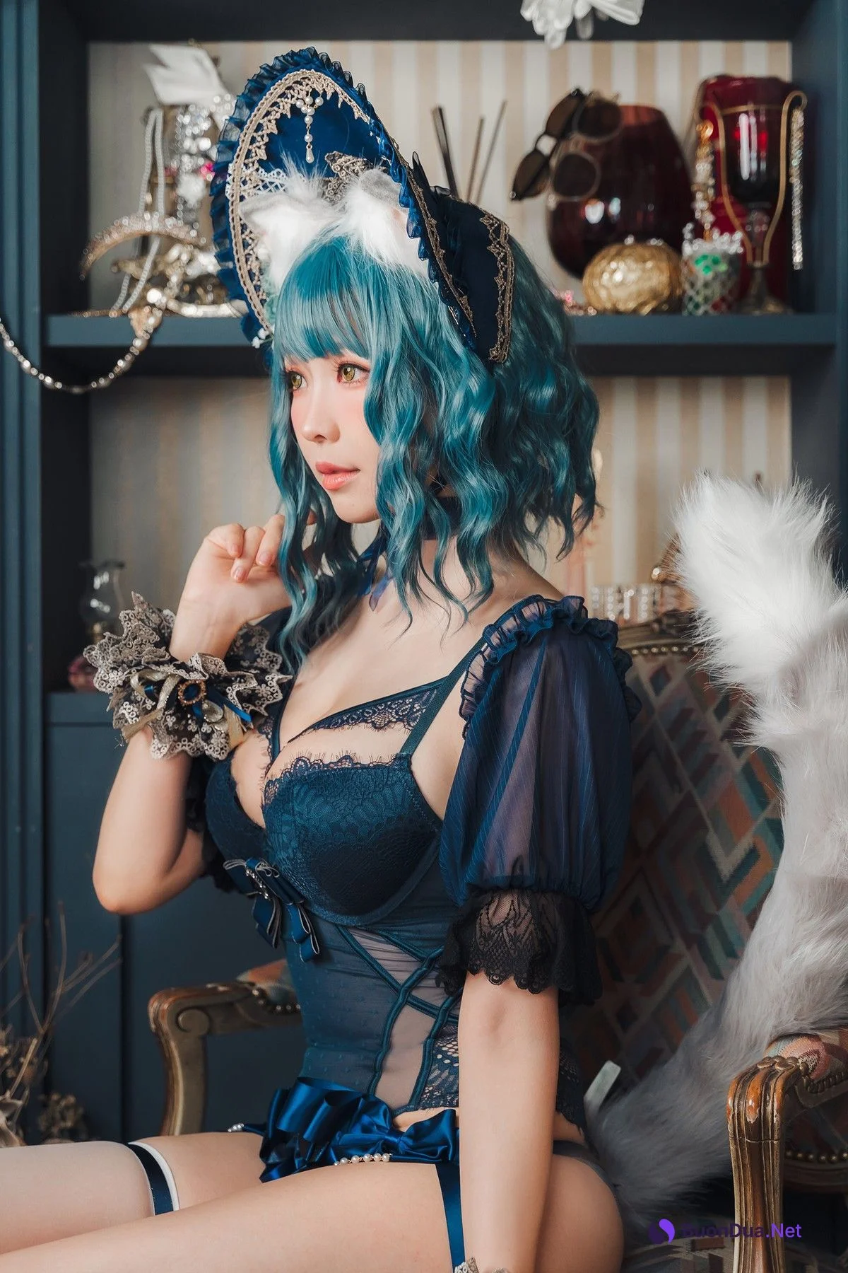 Cosplay ElyEE子 Scottish Fold Cat Doll 摺耳貓少女人形 - Photo 12