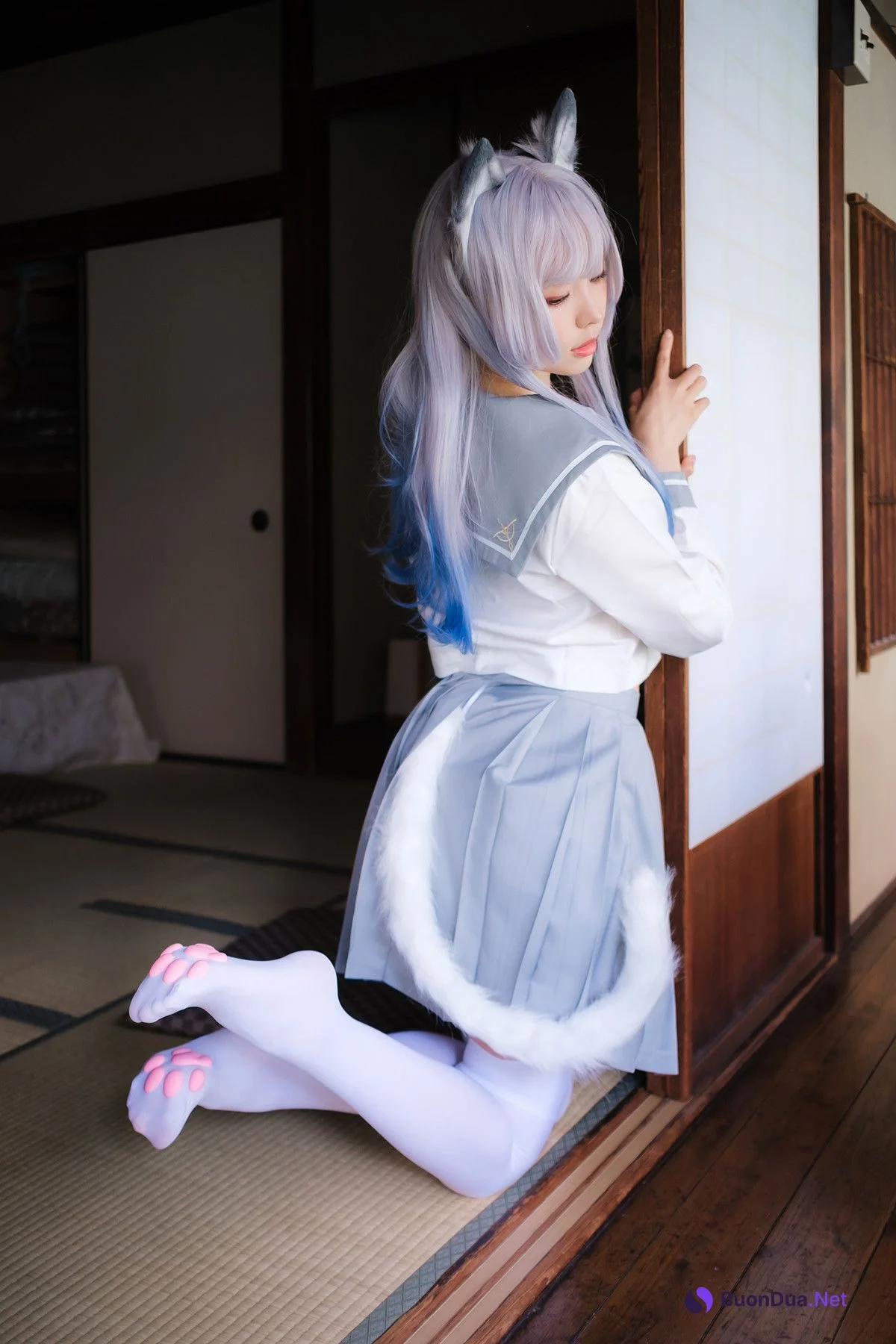 Cosplay ElyEE子 Veranda White Cat緣廊白貓 - Photo 12