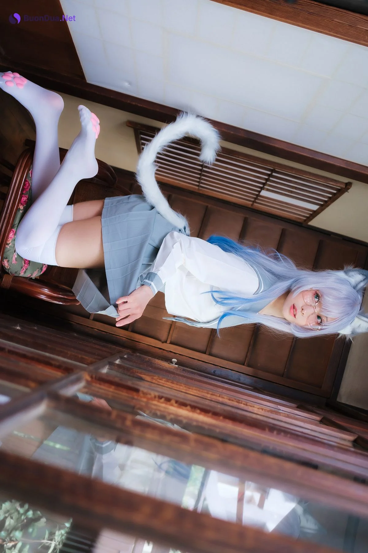Cosplay ElyEE子 Veranda White Cat緣廊白貓 - Photo 18