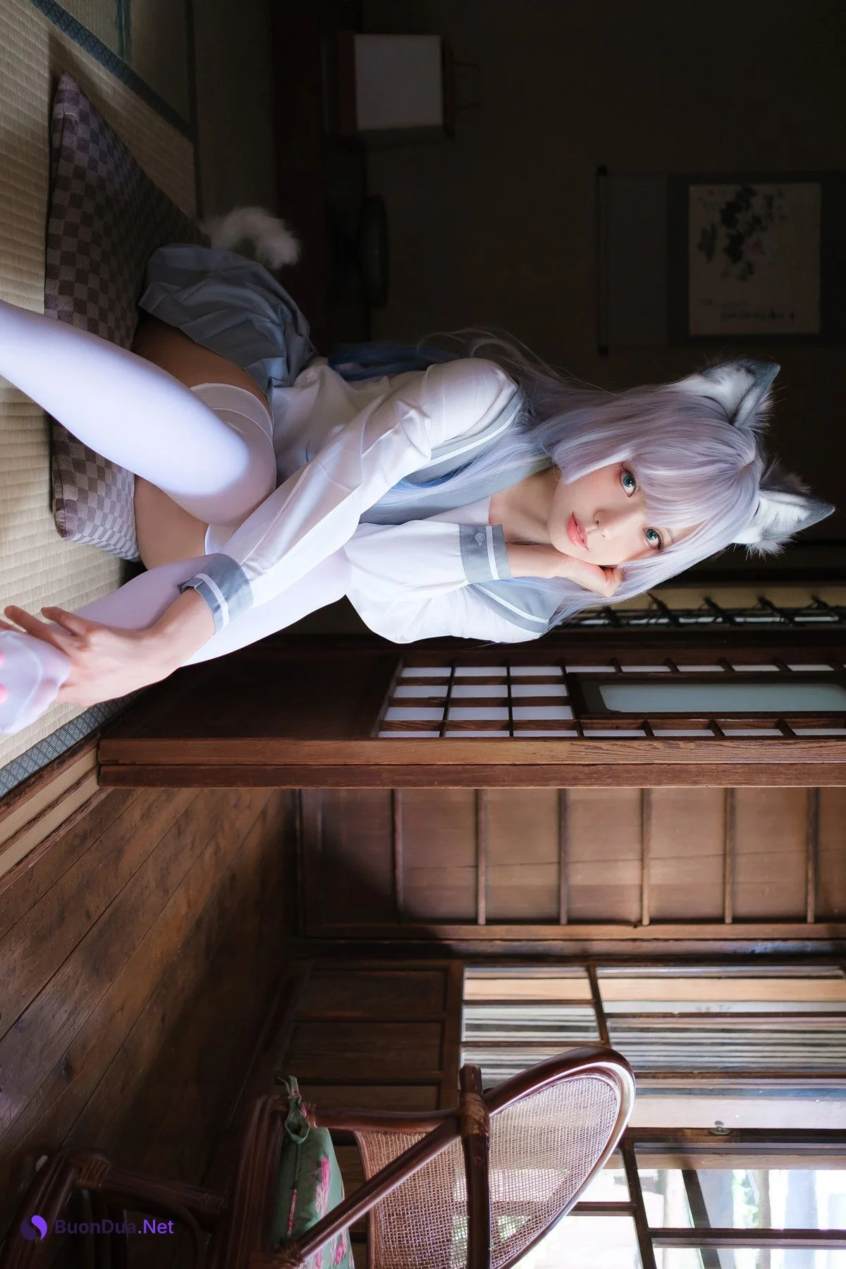 Cosplay ElyEE子 Veranda White Cat緣廊白貓 - Photo 2