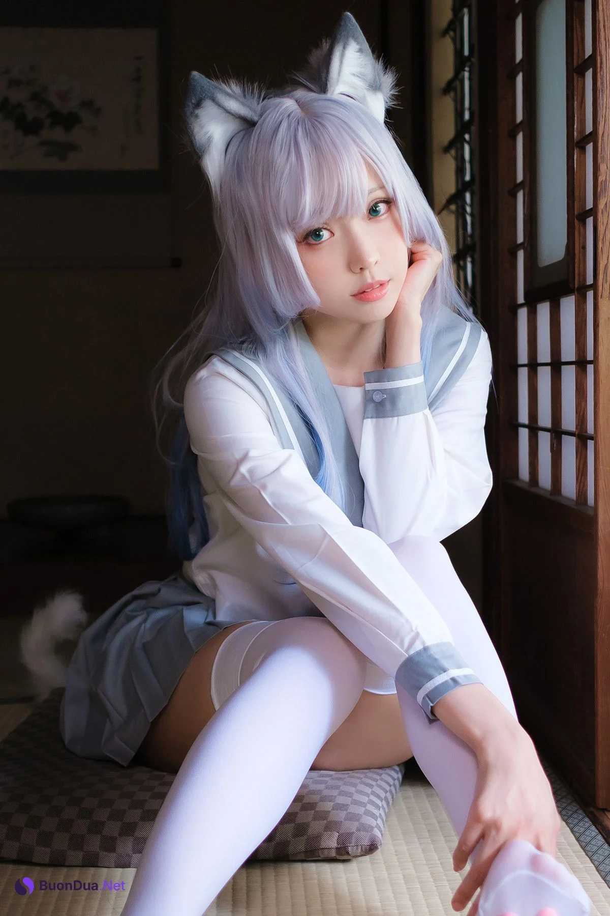 Cosplay ElyEE子 Veranda White Cat緣廊白貓 - Photo 3