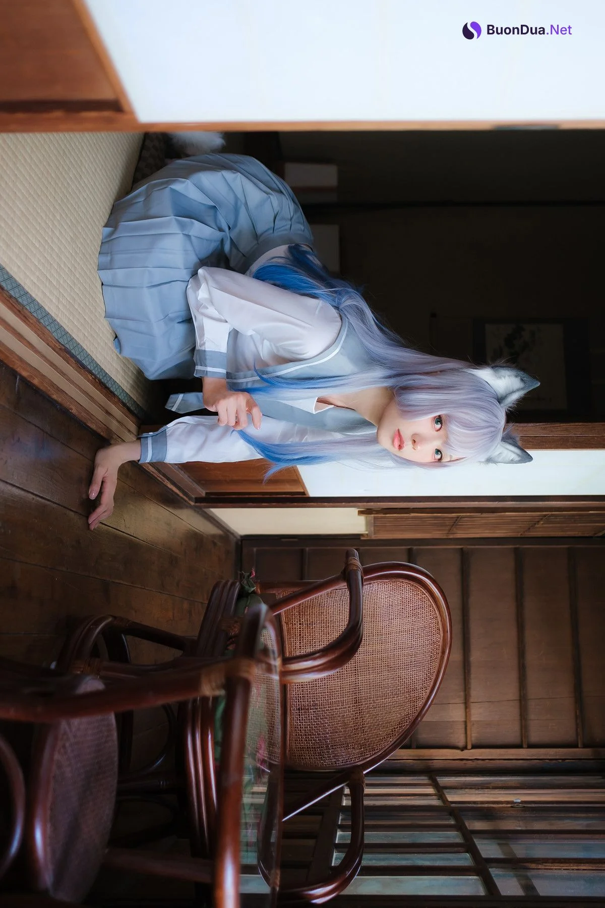 Cosplay ElyEE子 Veranda White Cat緣廊白貓 - Photo 4