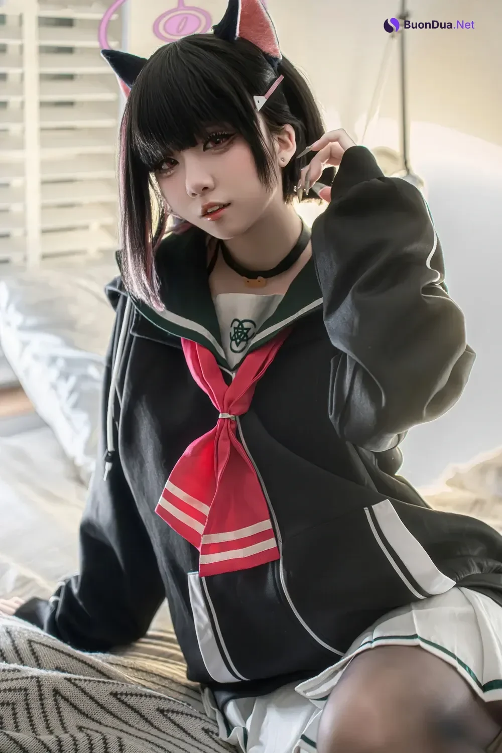 Cosplay 纸悦Etsu_ko – 蔚蓝档案 杏山和纱 - 照片 11
