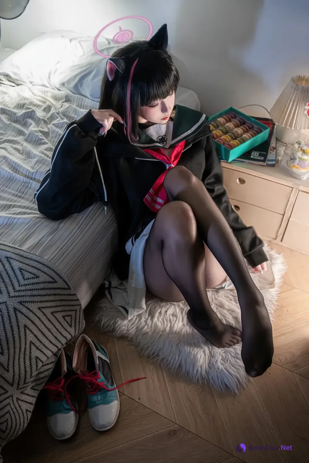 Cosplay 纸悦Etsu_ko – 蔚蓝档案 杏山和纱 - 照片 3