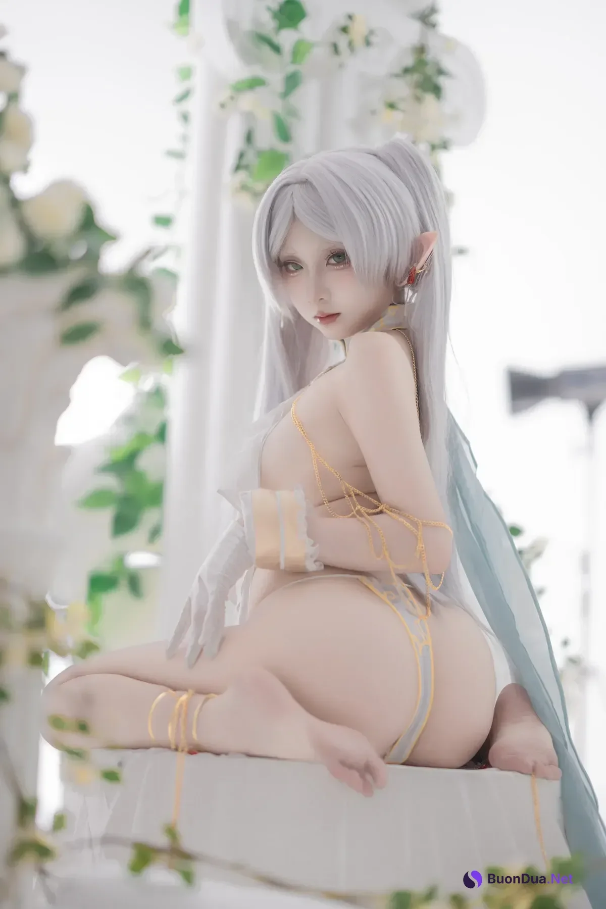Cosplay 纸悦Etsu_ko – 葬送的芙莉莲 芙莉莲 舞娘 - Photo 11