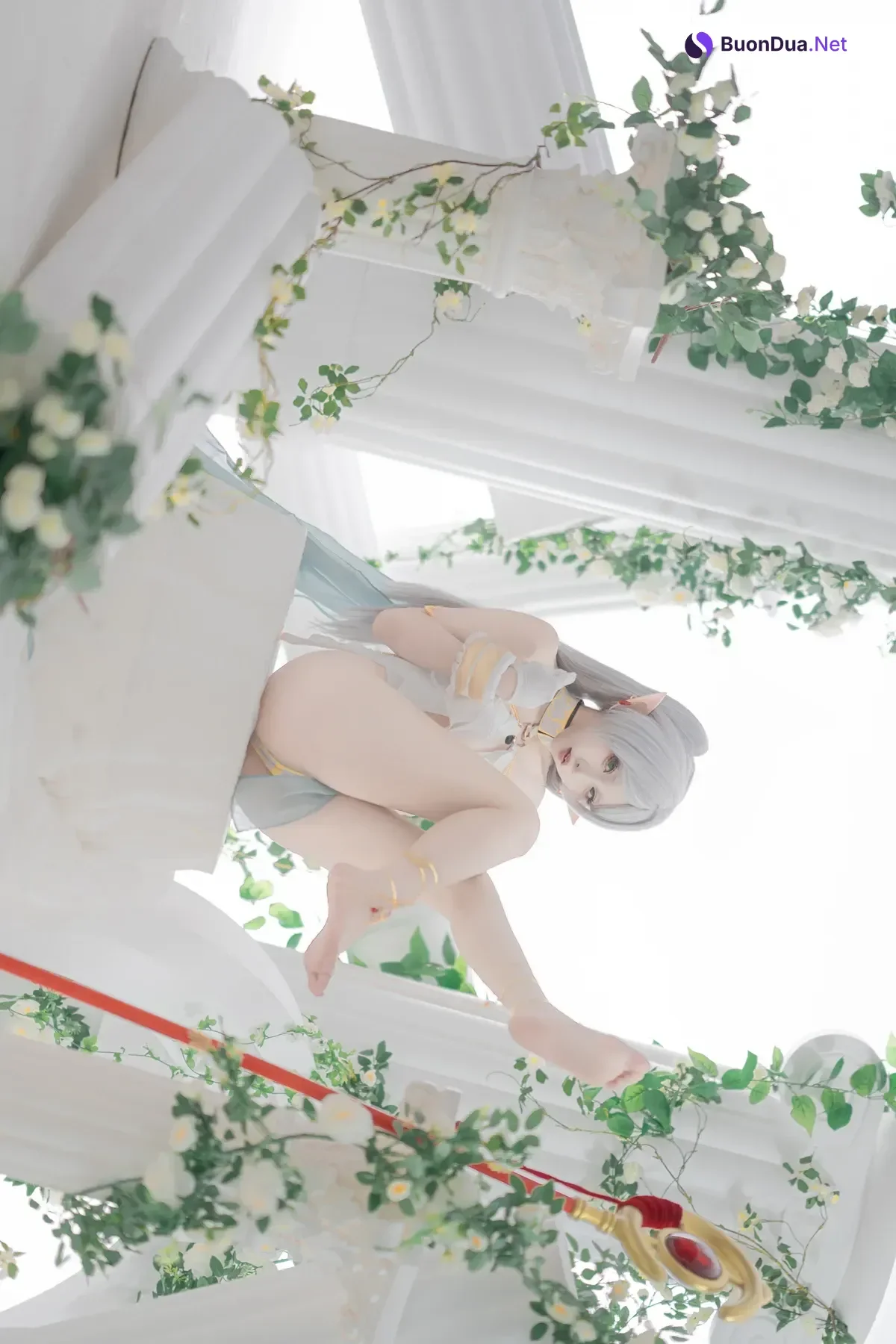 Cosplay 纸悦Etsu_ko – 葬送的芙莉莲 芙莉莲 舞娘 - Photo 14