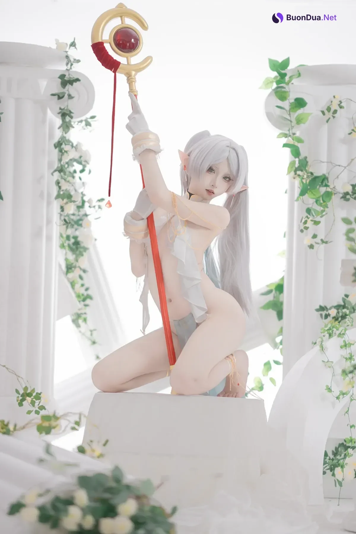 Cosplay 纸悦Etsu_ko – 葬送的芙莉莲 芙莉莲 舞娘 - Photo 16