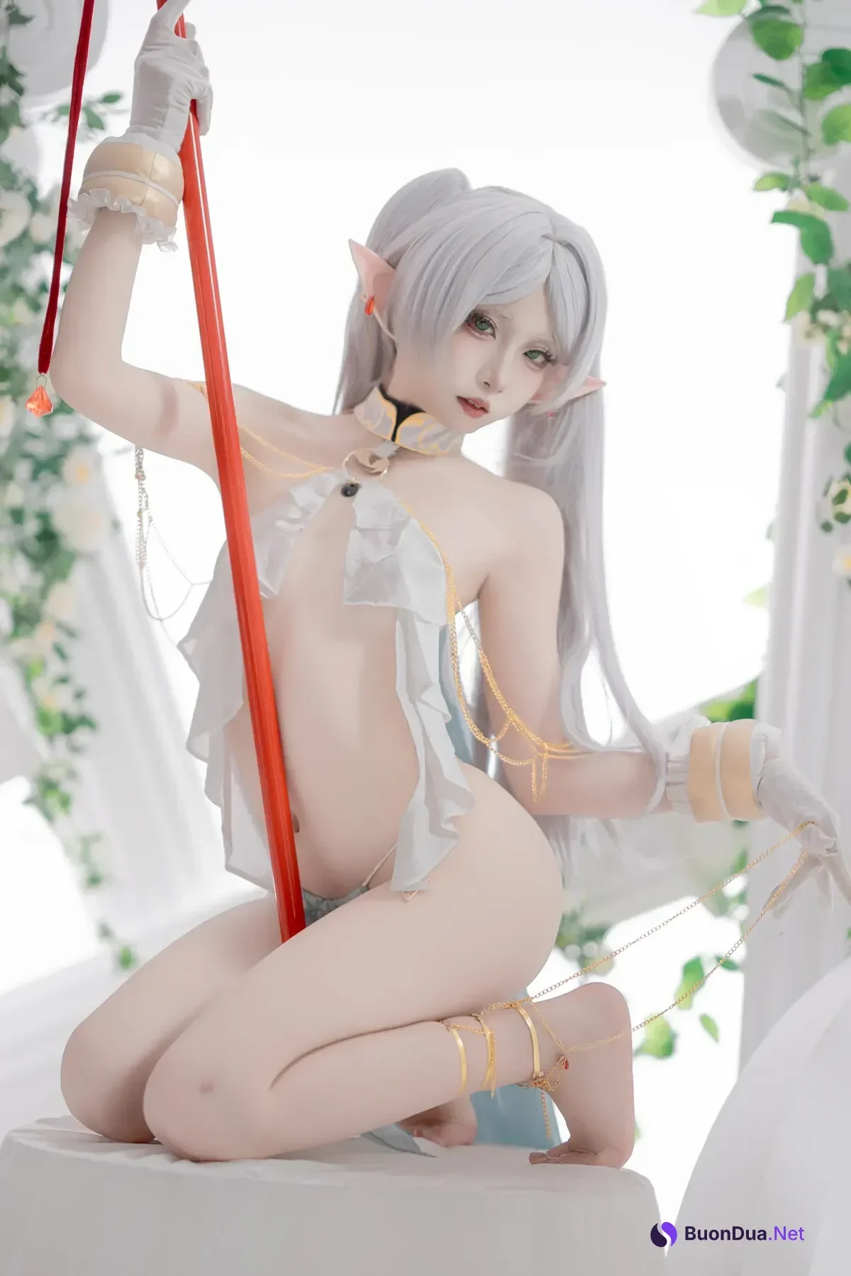 Cosplay 纸悦Etsu_ko – 葬送的芙莉莲 芙莉莲 舞娘 - Photo 18