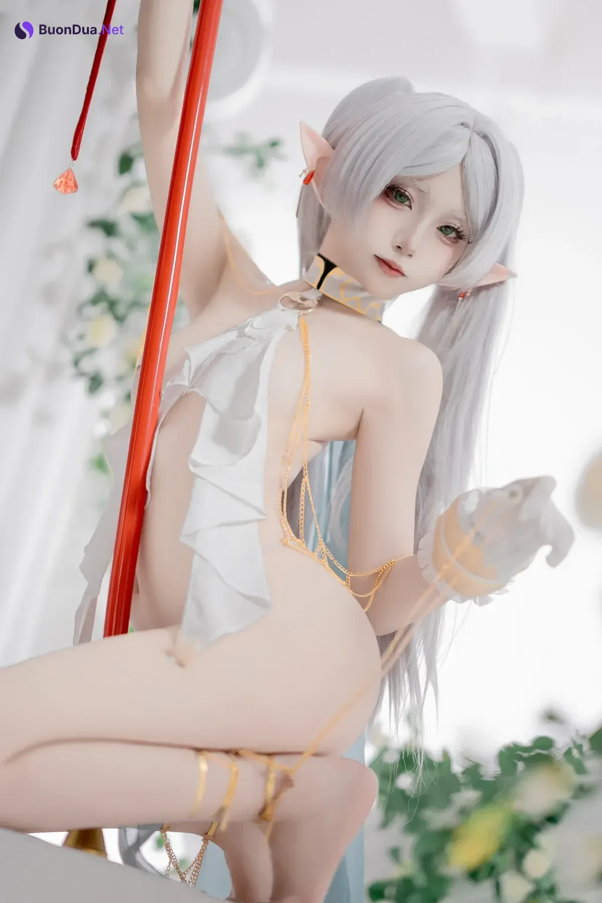 Cosplay 纸悦Etsu_ko – 葬送的芙莉莲 芙莉莲 舞娘 - Photo 19
