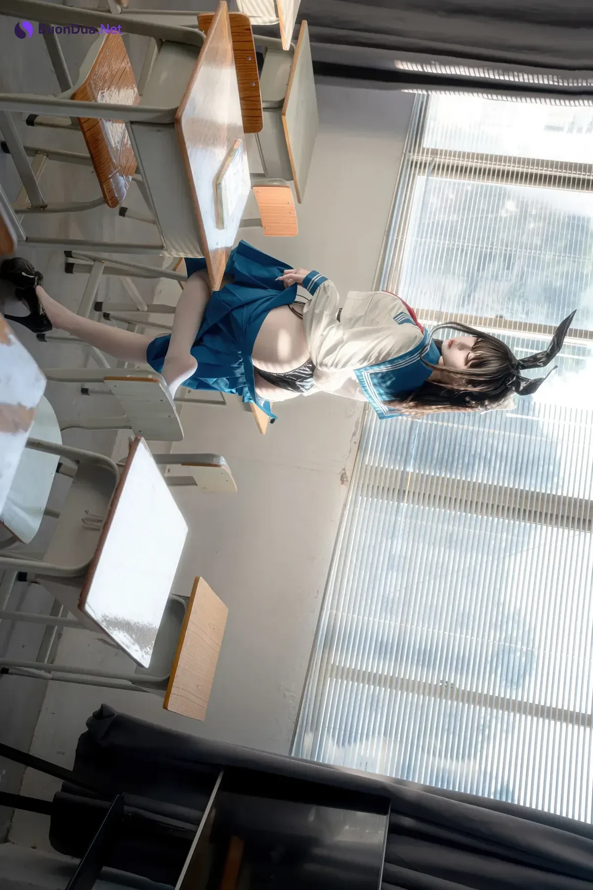 Cosplay 纸悦Etsu_ko – 水手服兔女郎 - Photo 18
