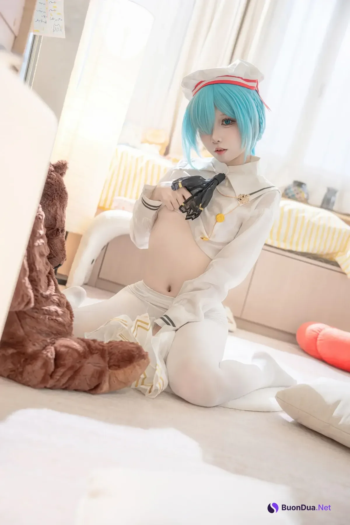 Cosplay 纸悦Etsu_ko – 雅努斯JK 碧蓝航线 - Photo 15