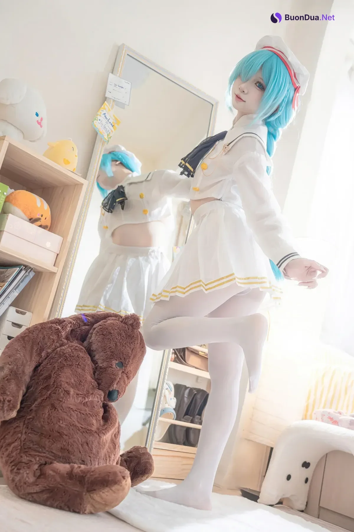 Cosplay 纸悦Etsu_ko – 雅努斯JK 碧蓝航线 - Photo 3