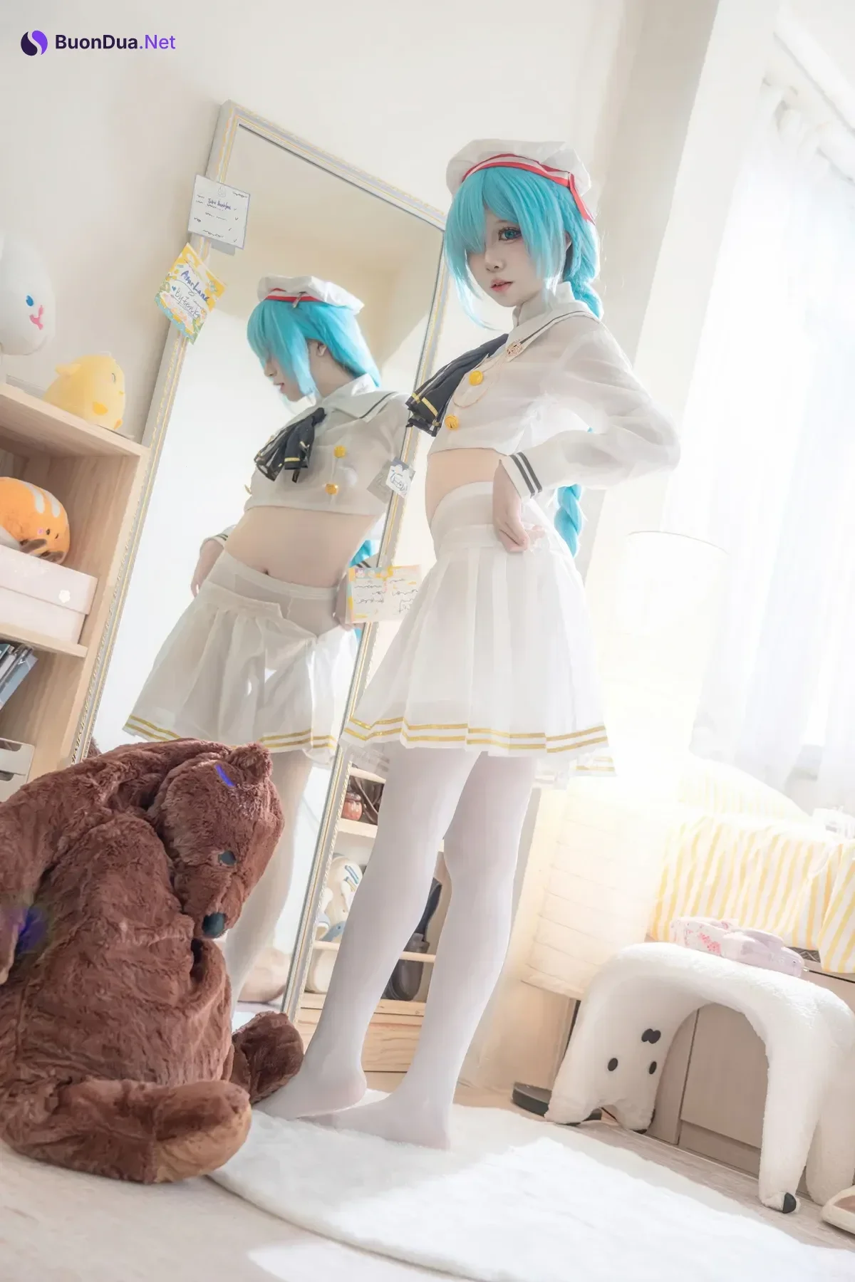 Cosplay 纸悦Etsu_ko – 雅努斯JK 碧蓝航线 - Photo 4