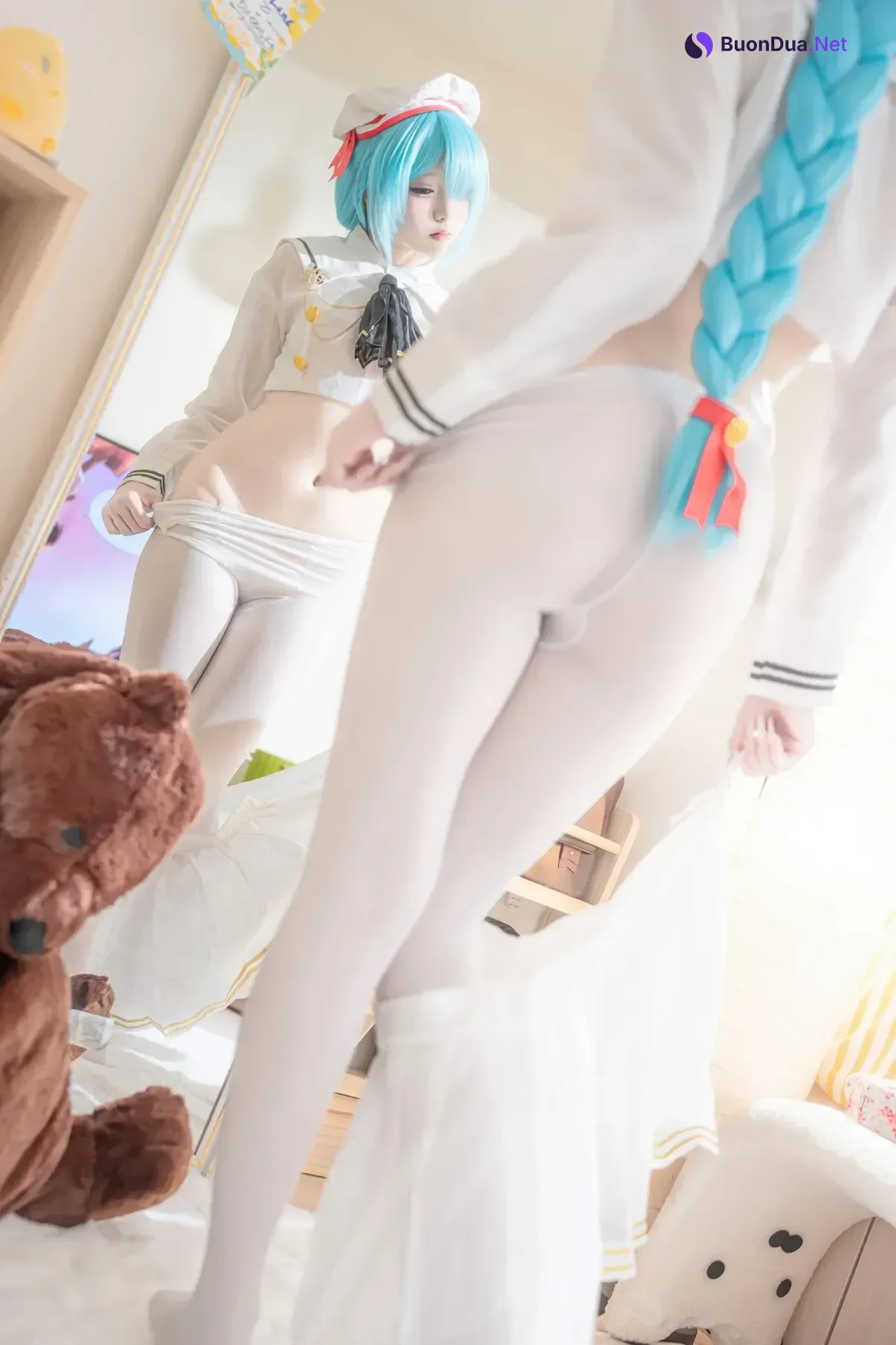 Cosplay 纸悦Etsu_ko – 雅努斯JK 碧蓝航线 - Photo 9