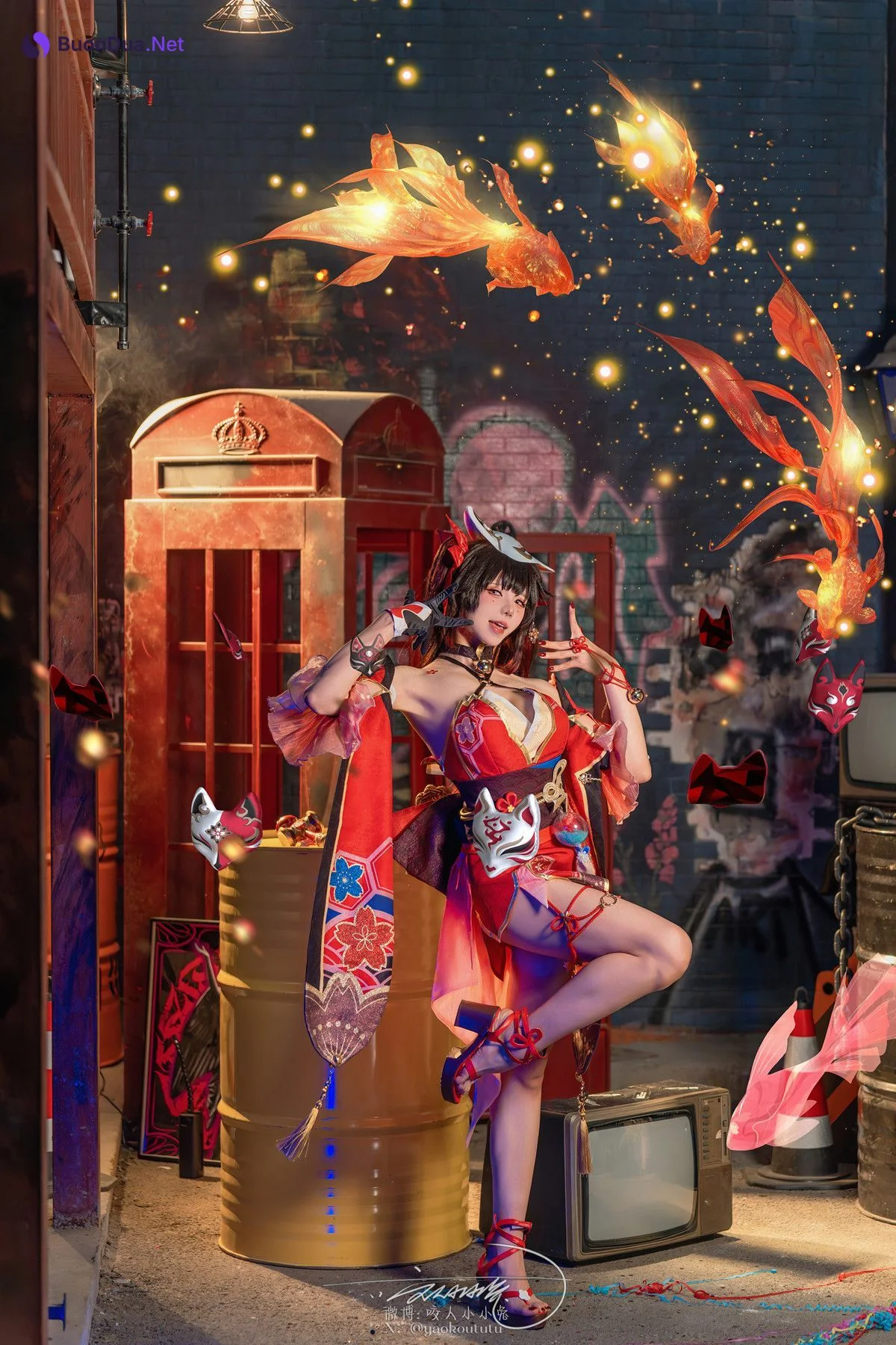 Cosplay 黏黏团子兔 星穹铁道-花火 - Photo 11