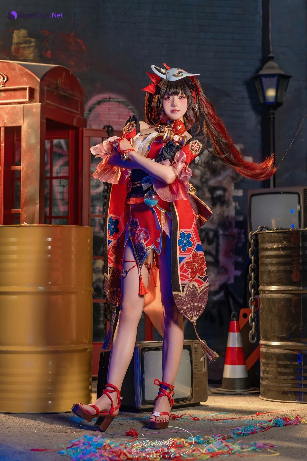Cosplay 黏黏团子兔 星穹铁道-花火 - Photo 14