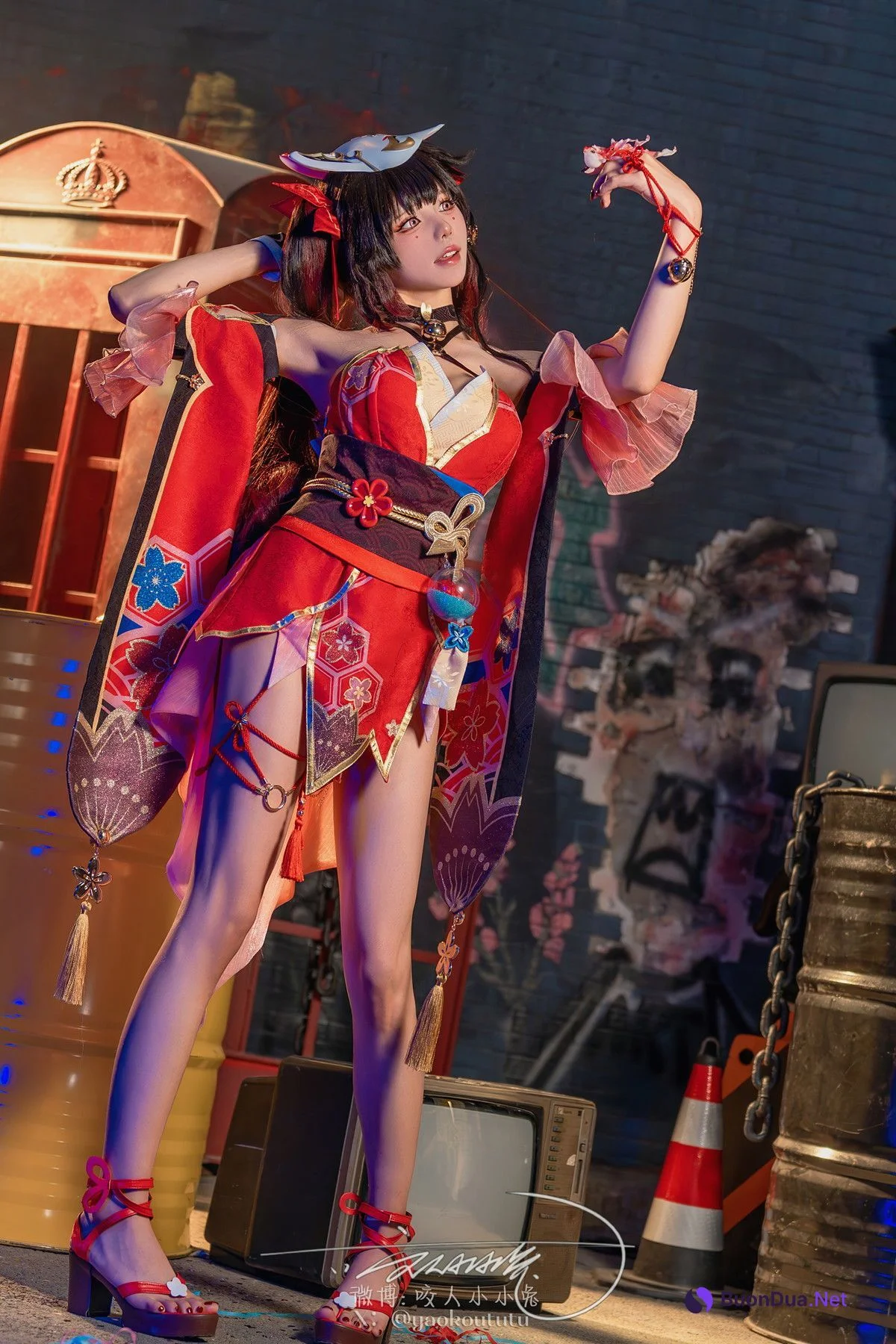 Cosplay 黏黏团子兔 星穹铁道-花火 - Photo 16