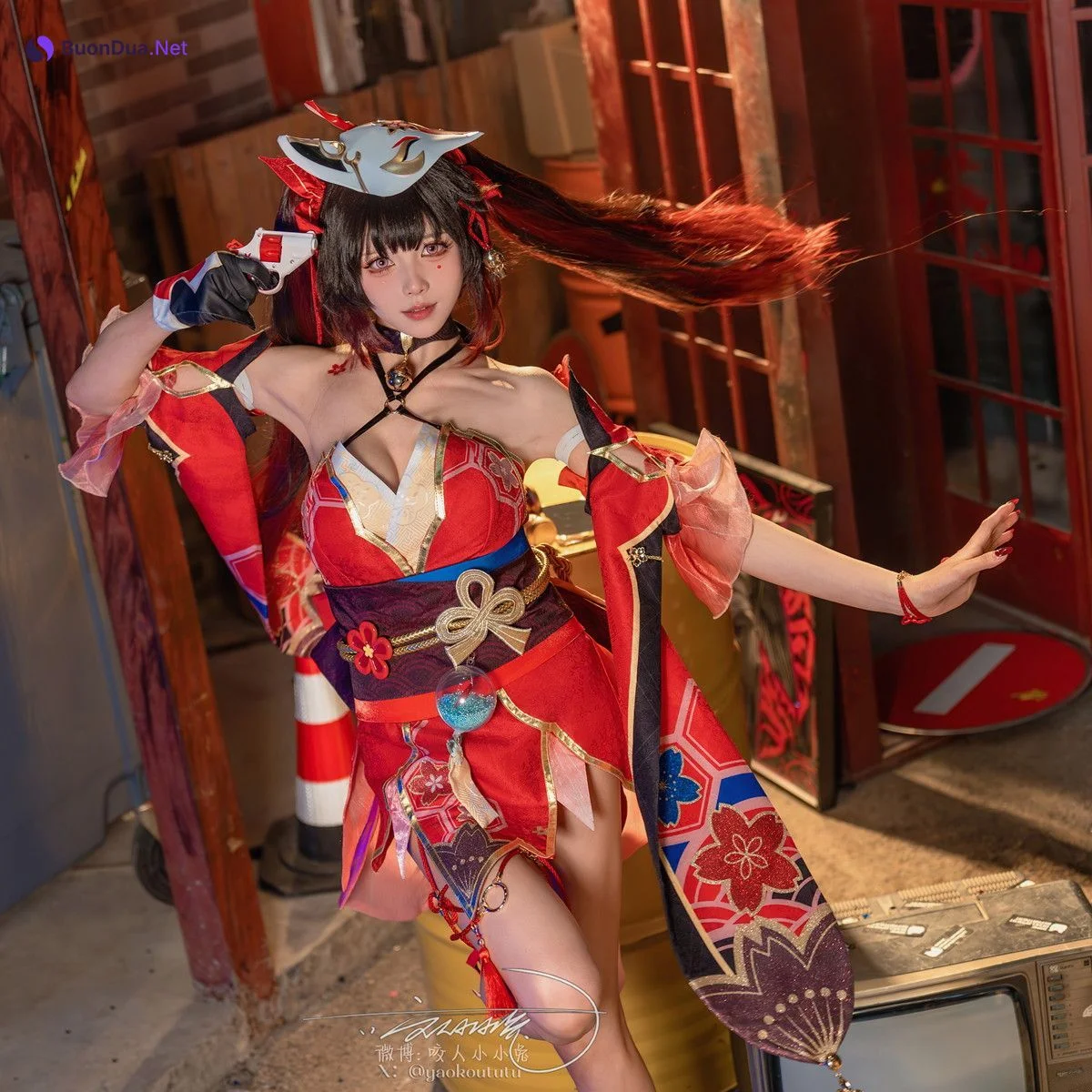 Cosplay 黏黏团子兔 星穹铁道-花火 - Photo 18