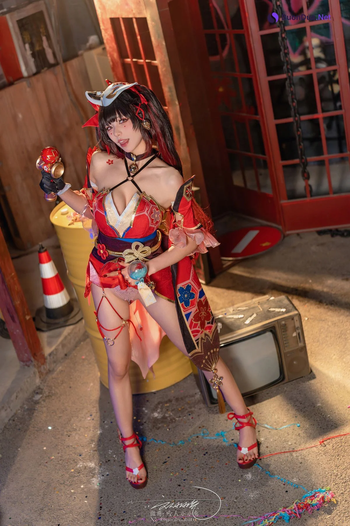 Cosplay 黏黏团子兔 星穹铁道-花火 - Photo 19