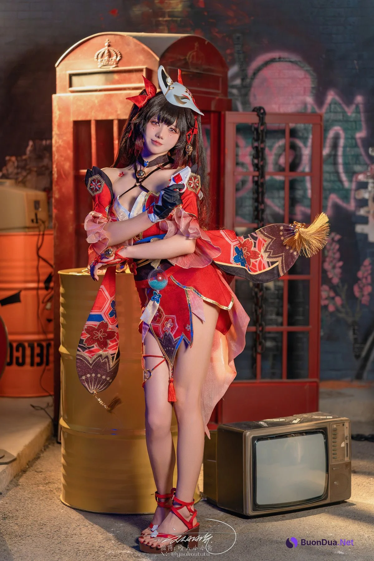 Cosplay 黏黏团子兔 星穹铁道-花火 - Photo 2