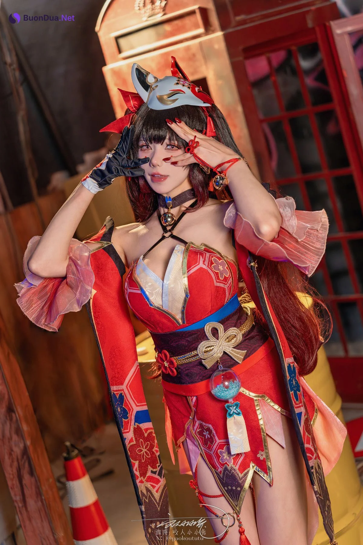 Cosplay 黏黏团子兔 星穹铁道-花火 - Photo 3
