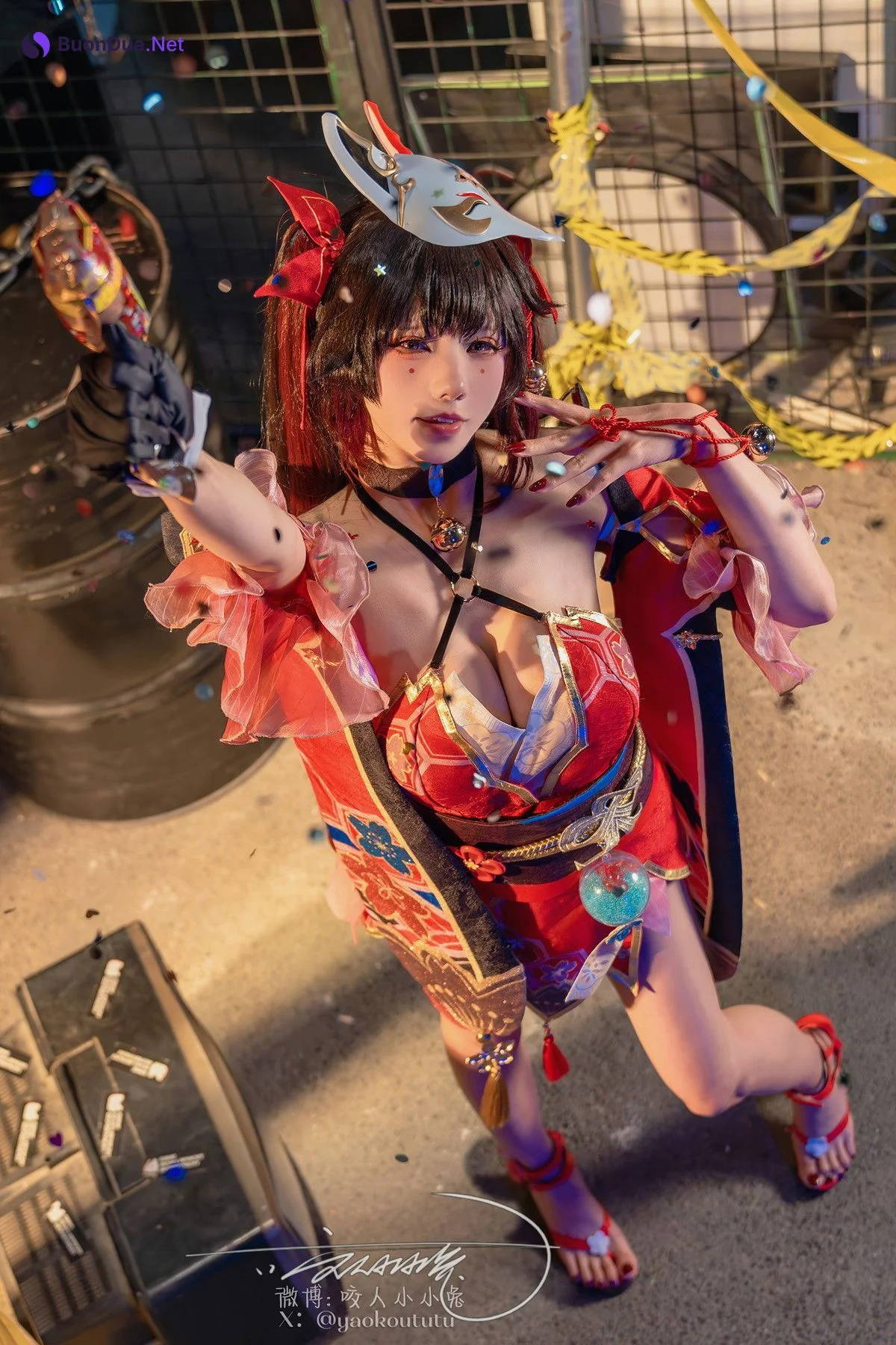 Cosplay 黏黏团子兔 星穹铁道-花火 - Photo 4