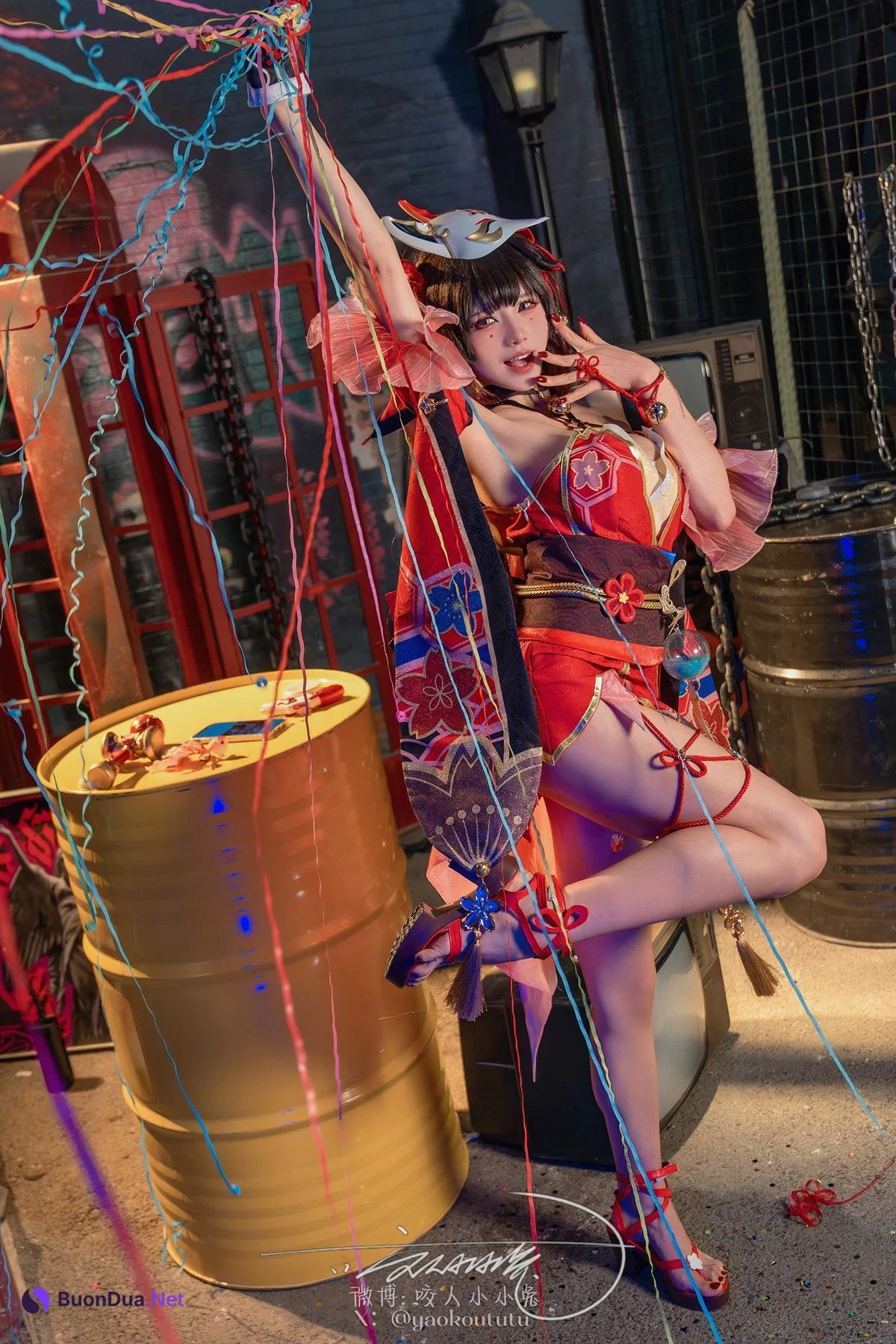 Cosplay 黏黏团子兔 星穹铁道-花火 - Photo 5