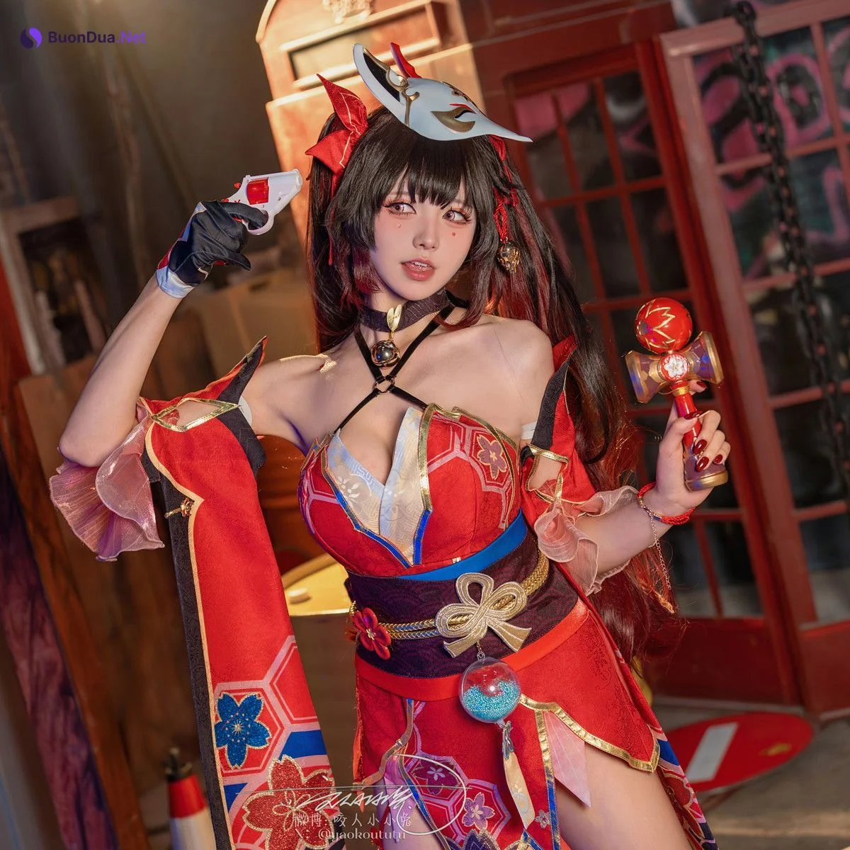 Cosplay 黏黏团子兔 星穹铁道-花火 - Photo 9