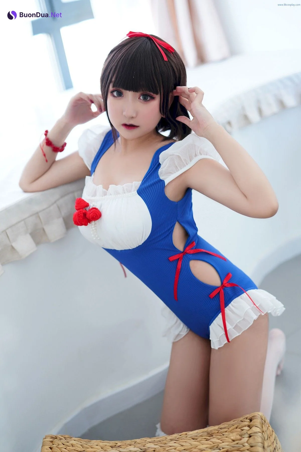 Cosplay 恩田直幸 夏日泳装 白雪姬 - Photo 3