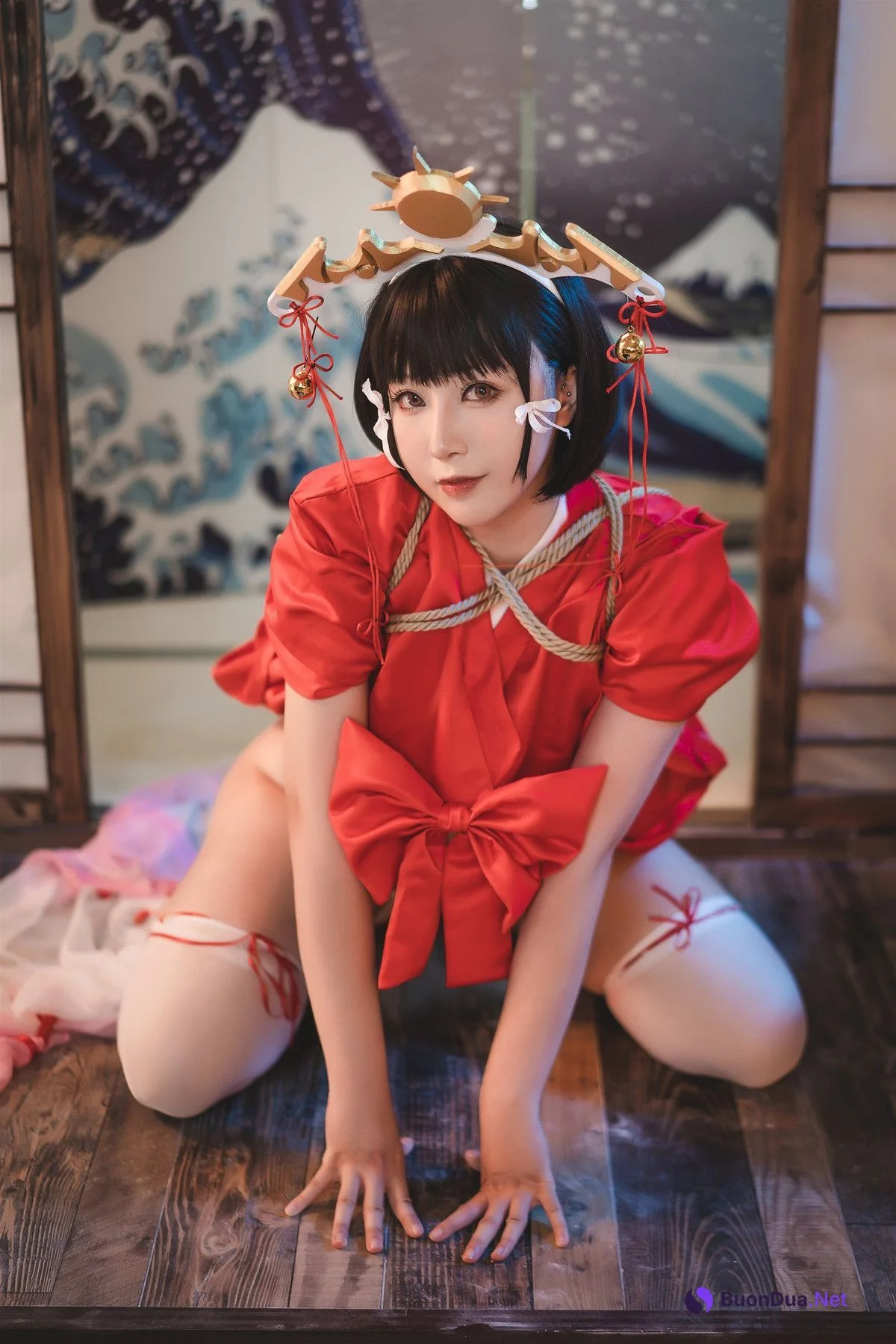 Cosplay 小容仔咕咕咕 黑兽巫女辉夜 - Photo 17