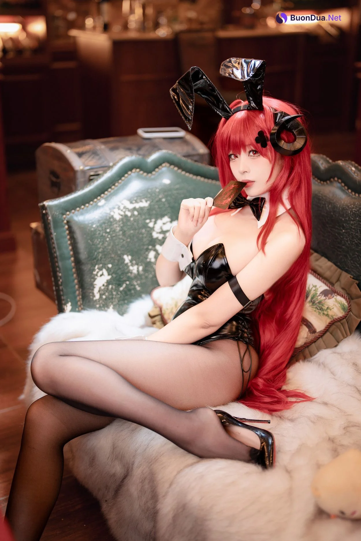 Cosplay 轩萧学姐 兴登堡兔女郎 - Photo 17