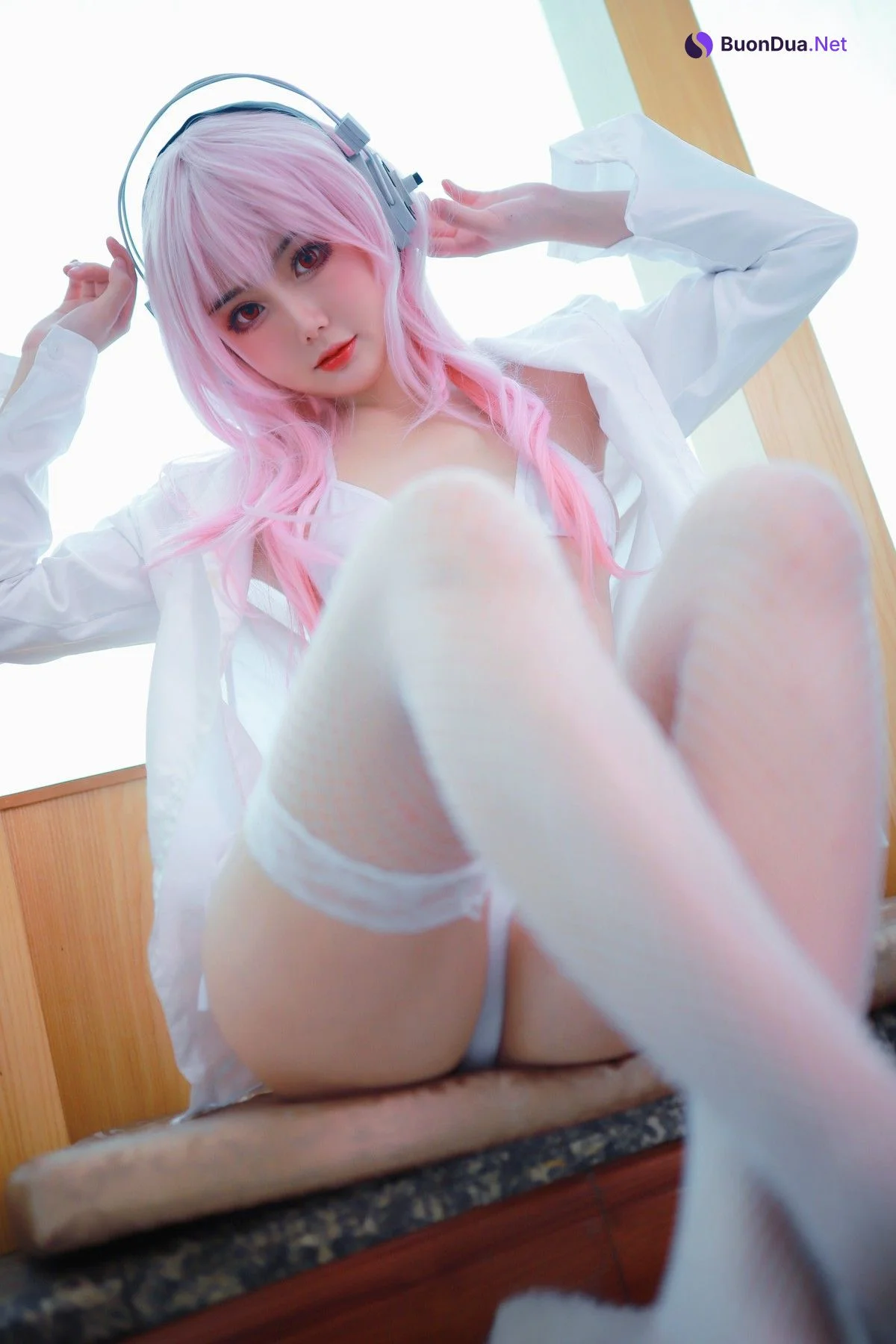 Cosplay 您的蛋蛋 索尼子白内衣 - Photo 14
