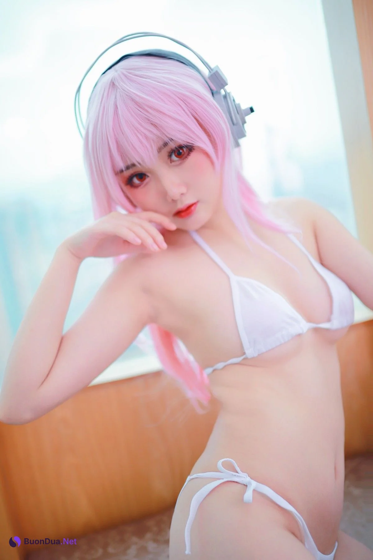 Cosplay 您的蛋蛋 索尼子白内衣 - Photo 15