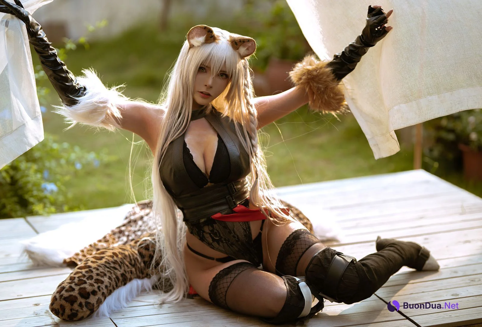 秋和柯基 Cosplay 莎拉 伊甸园的骄傲 - Photo 8